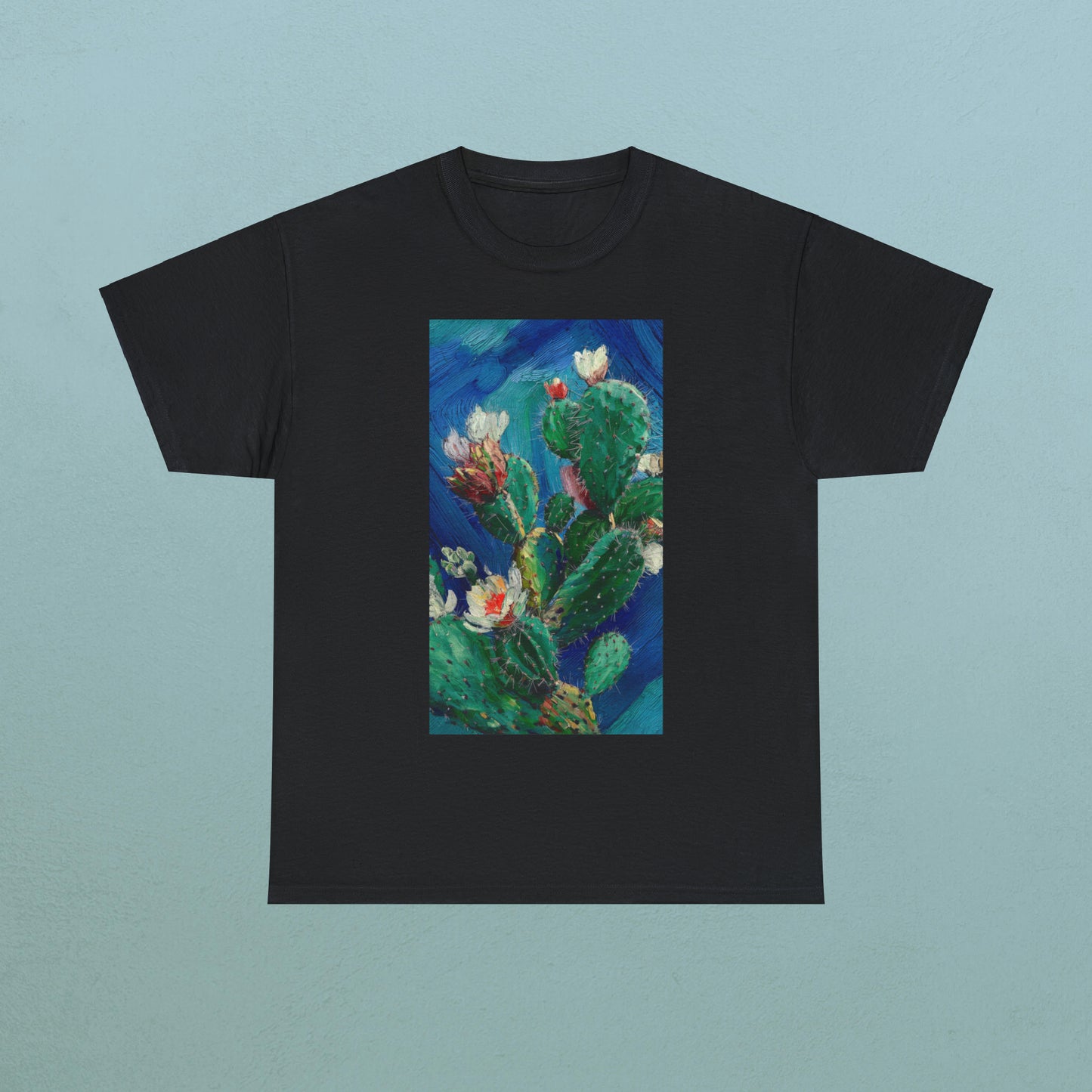 Van Gogh Cactus 3 - Unisex Cactus T-Shirt