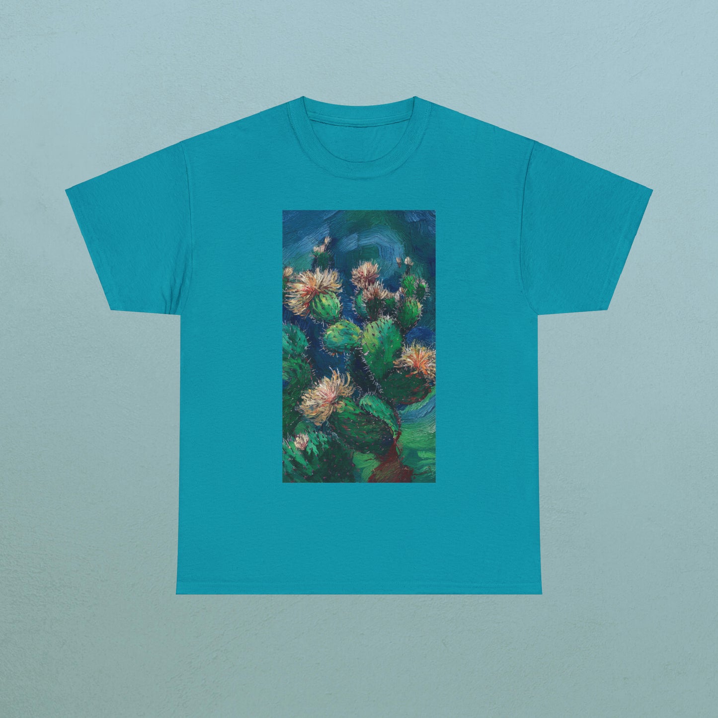 Van Gogh Cactus 2 - Unisex Cactus T-Shirt