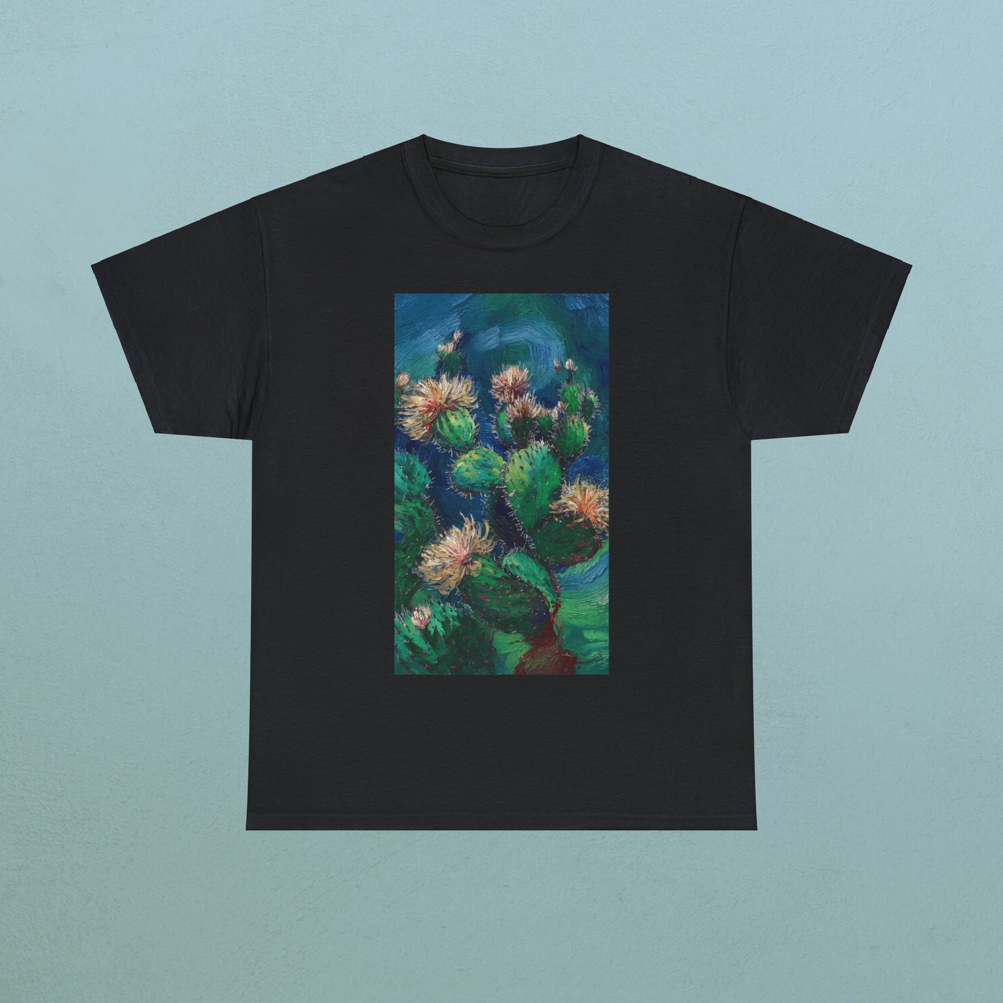 Van Gogh Cactus 2 - Unisex Cactus T-Shirt