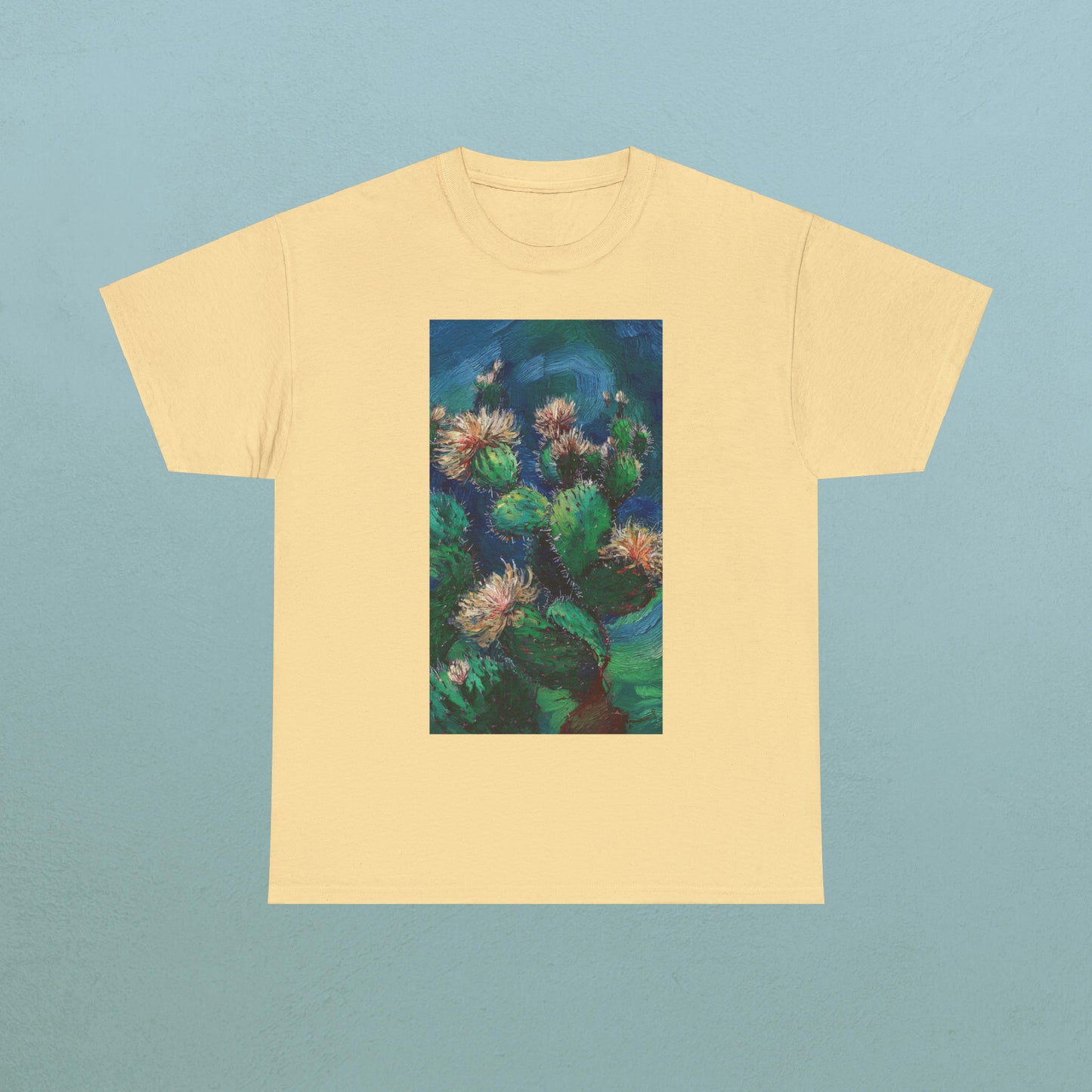 Van Gogh Cactus 2 - Unisex Cactus T-Shirt