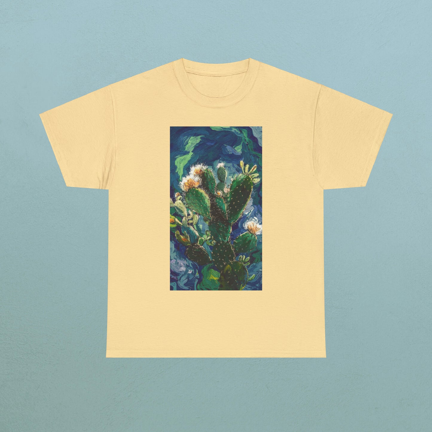 Van Gogh Cactus 1 - Unisex Cactus T-Shirt