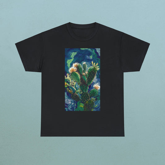 Van Gogh Cactus 1 - Unisex Cactus T-Shirt