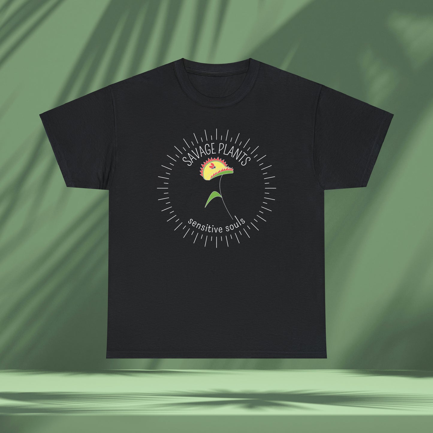 Savage Plants, sensitive souls - Unisex Carnivorous Plant T-Shirt