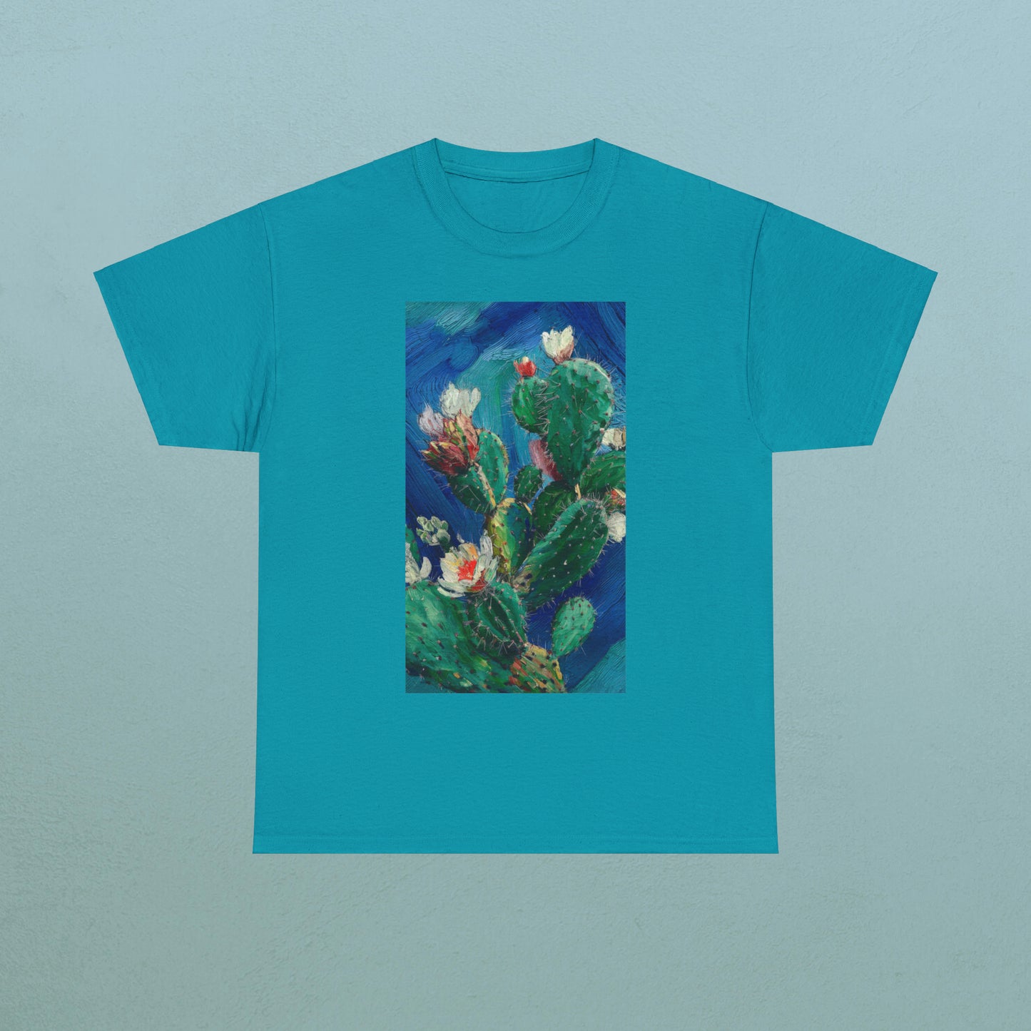 Van Gogh Cactus 3 - Unisex Cactus T-Shirt