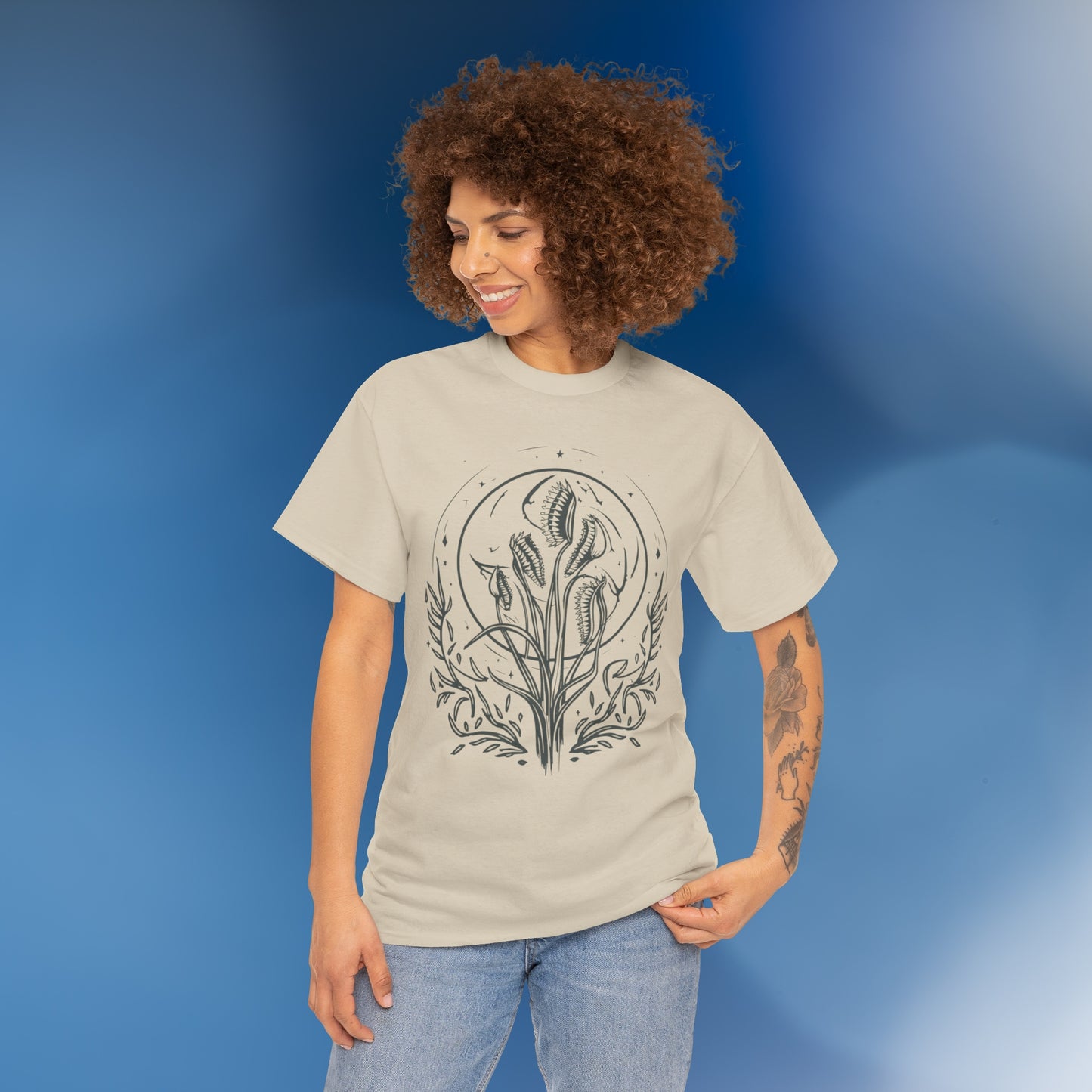 Vintage Flytrap 2 - Unisex Carnivorous Plant T-Shirt