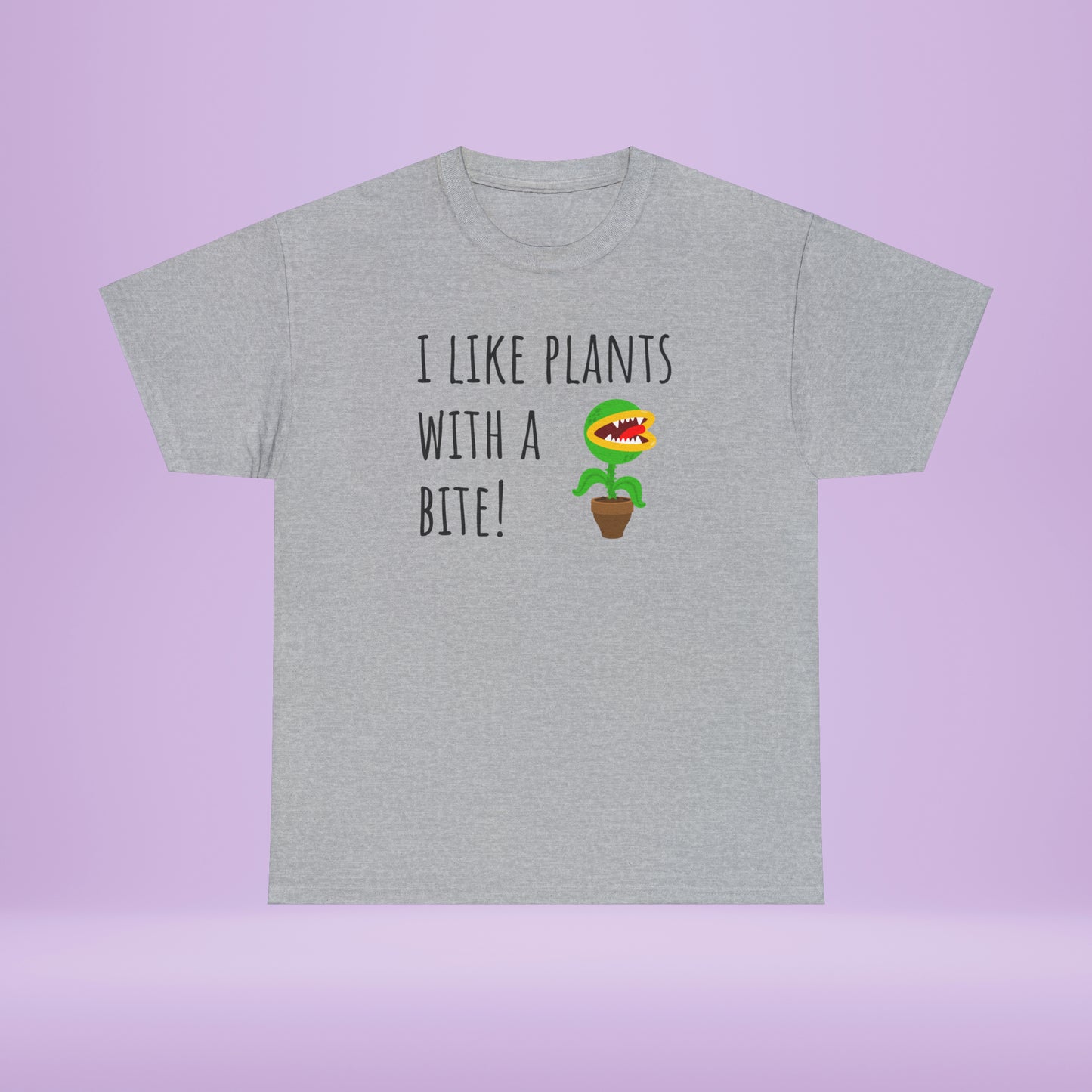 I like plants with a bite 2 - Unisex Carnivorous Plant T-Shirt