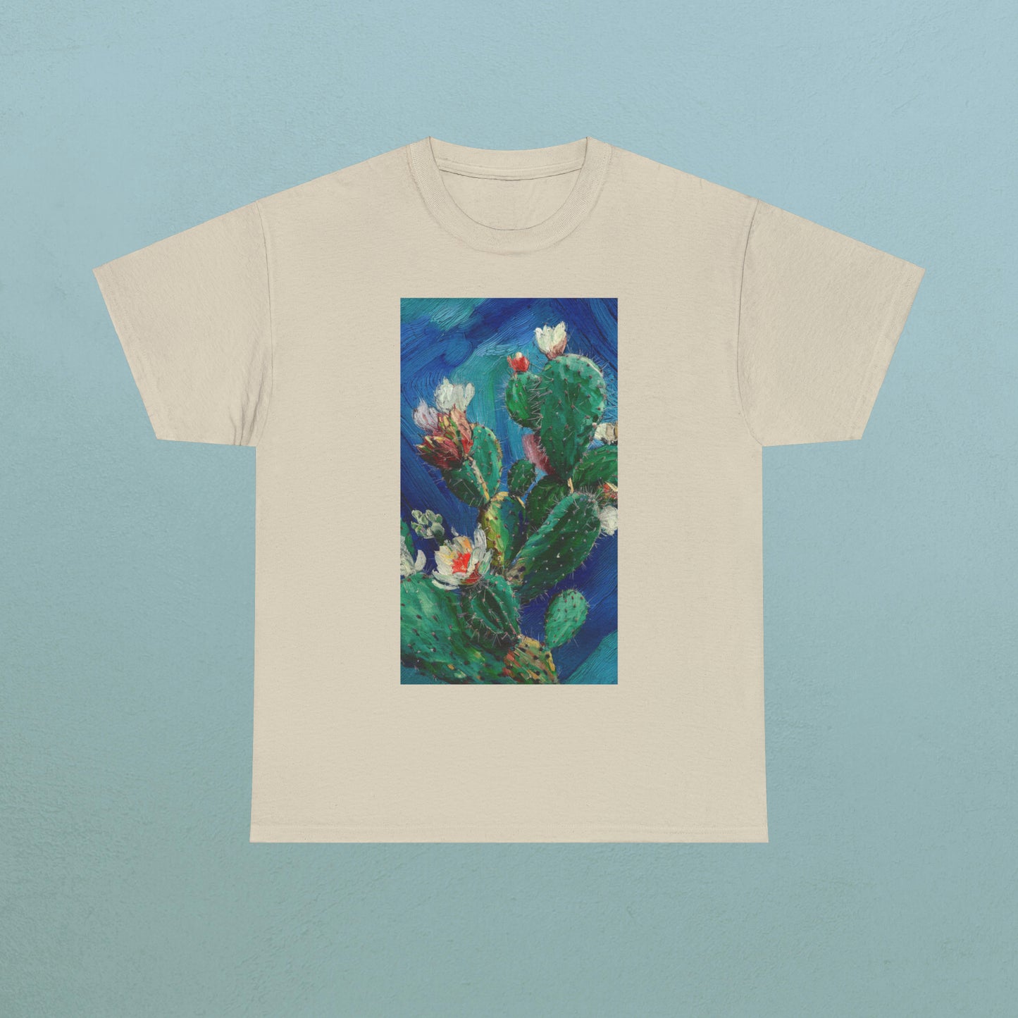 Van Gogh Cactus 3 - Unisex Cactus T-Shirt